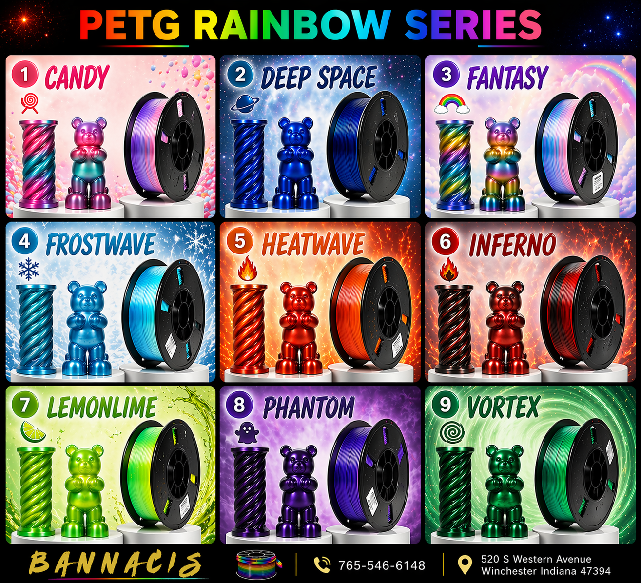 Rainbow PETG (COMING SOON)